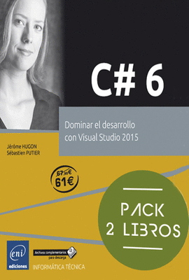 PACK C#6 DOMINAR EL DESARROLLO CON VISUAL STUDIO 2015 2 TOMOS