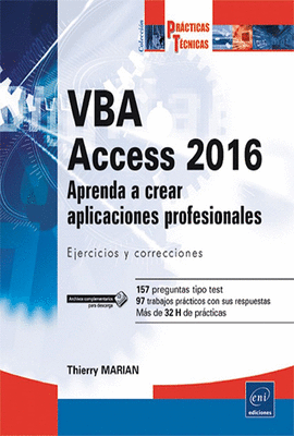 VBA ACCESS 2016 APRENDA A CREAR APLICACIONES PROFESIONALES