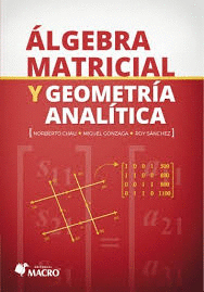 ALGEBRA MATRICIAL Y GEOMETRIA ANALITICA