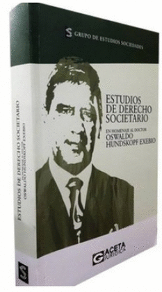 ESTUDIOS DE DERECHO SOCIETARIO