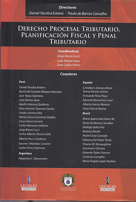 DERECHO PROCESAL TRIBUTARIO, PLANIFICACIN FISCAL Y PENAL TRIBUTARIO