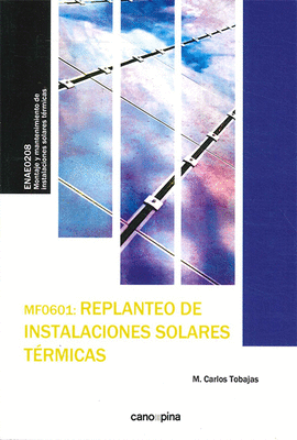REPLANTEO DE INSTALACIONES SOLARES TÉRMICAS MF0601