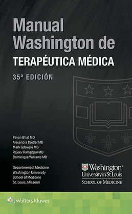 MANUAL WASHINGTON DE TERAPÉUTICA MÉDICA