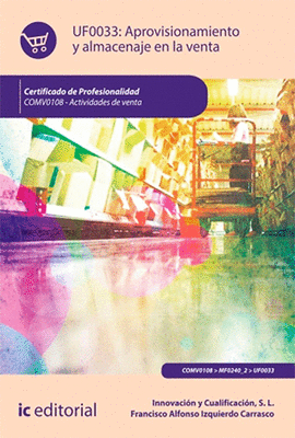 APROVISIONAMIENTO Y ALMACENAJE EN LA VENTA COMV0108