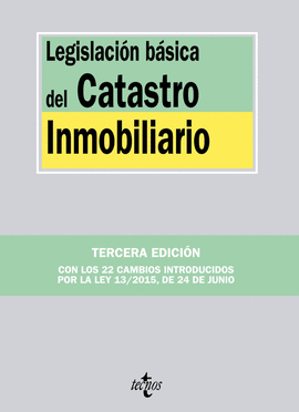 LEGISLACION DEL CATASTRO INMOBILIARIO