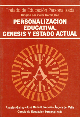 PERSONALIZACION EDUCATIVA GENESIS Y ESTADO ACTUAL