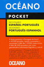 OCEÁNO POCKET DICCIONARIO ESPAÑOL-PORTUGUES PORTUGUES-ESPANHOL