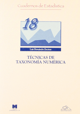 TECNICAS DE TAXONOMIA NUMERICA