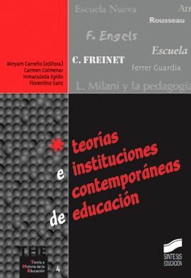 TEORIAS E INSTITUCIONES CONTEMPORANEAS DE EDUCACION