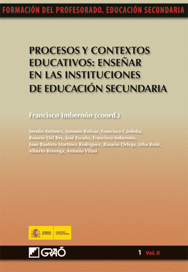 PROCESOS Y CONTEXTOS II EDUCATIVOS ENSEÑAR EN LAS INSTITUCIONES DE EDUCACION SECUNDARIA