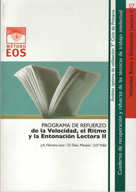 PROGRAMA DE REFUERZO DE LA VELOCIDAD, RITMO Y LA ENTONACION LECTORA II Nº 57