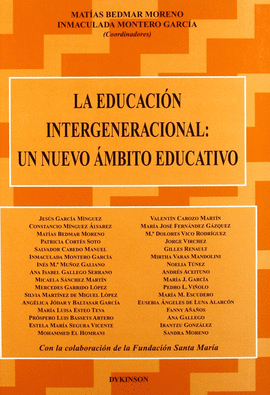 LA EDUCACION INTERGENERACIONAL: UN NUEVO AMBITO EDUCATIVO