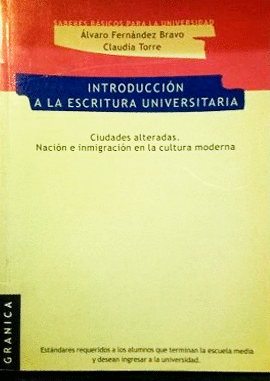 INTRODUCCION A LA ESCRITURA UNIVERSITARIA