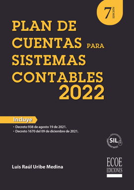 PLAN DE CUENTAS PARA SISTEMAS CONTABLES 2022