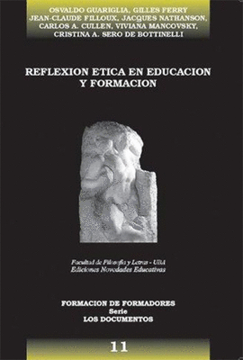 REFLEXION ETICA EN EDUCACION Y FORMACION