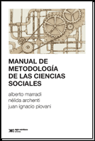 MANUAL DE METODOLOGÍA DE LAS CIENCIAS SOCIALES