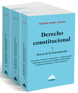 DERECHO CONSTITUCIONAL. 3 TOMOS