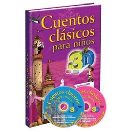 CUENTOS CLÁSICOS PARA NIÑOS 3D  + DVD + LENTES 3D