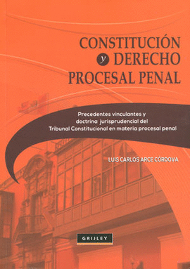 CONSTITUCIÓN Y DERECHO PROCESAL PENAL