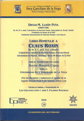 LIBRO HOMENAJE A CLAUS ROXIN