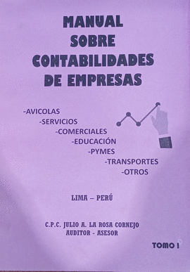 MANUAL SOBRE CONTABILIDADES DE EMPRESAS TOMO I