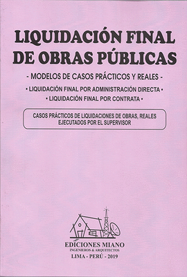 LIQUIDACION FINAL DE OBRAS PUBLICAS