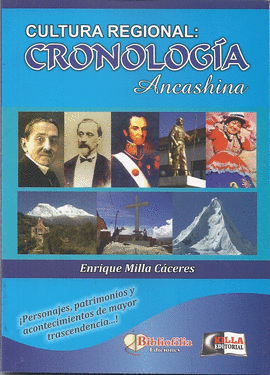 CULTURA REGIONAL: CRONOLOG�A ANCASHINA