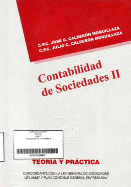CONTABILIDAD DE SOCIEDADES II TEORIA Y PRACTICA