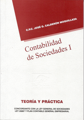 CONTABILIDAD DE SOCIEDADES I TEORIA Y PRACTICA