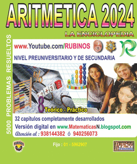 ARITMETICA 2024 LA ENCLICLOPEDIA 5000 PROBLEMAS RESUELTOS