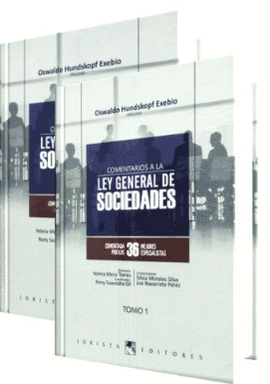 COMENTARIOS A LA LEY GENERAL DE SOCIEDADES 2 TOMOS
