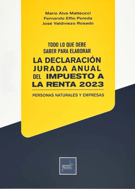 LA DECLARACION ANUAL DE RENTA 2023: PERSONAS NATURALES Y EMPRESAS