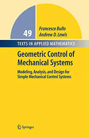 GEOMETRIC CONTROL OF MECHANICAL SYSTEMS