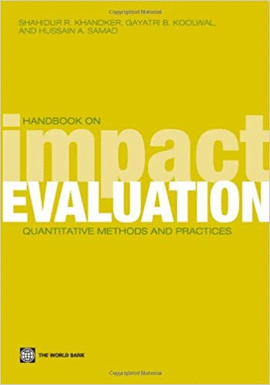 HANDBOOK ON IMPACT EVALUATION QUANTITATIVE METHODS AND PRACTICES