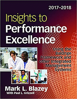 INSIGHTS TO PERFORMANCE EXCELLENCE 2017 2018
