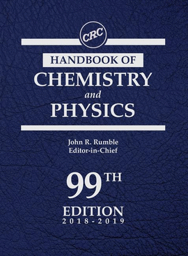 HANDBOOK OF CHEMISTRY AND PHYSICS EDITION 2018-2019