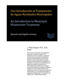 UNA INTRODUCCIN AL TRATAMIENTO DE AGUAS RESIDUALES MUNICIPALES