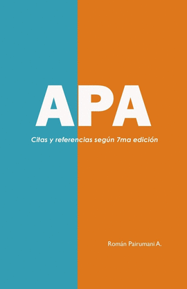 APA: GU�A DE CITAS Y REFERENCIAS BIBLIOGR�FICAS