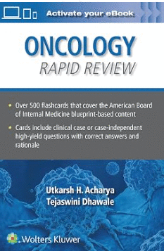 ONCOLOGY RAPID REVIEW FLASH CARDS