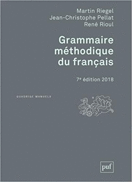GRAMMAIRE MTHODIQUE DU FRANAIS