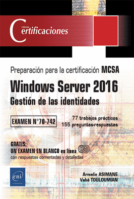 WINDOWS SERVER 2016 GESTIN DE LAS IDENTIDADES