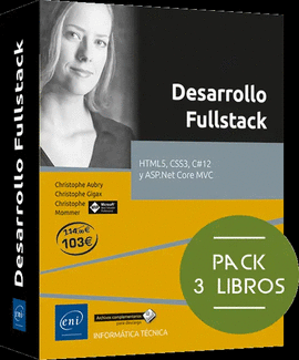 DESARROLLO FULLSTACK PACK DE 3 LIBROS