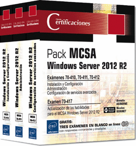 PACK MCSA WINDOWS SERVER 2012 R2 (3 VOLS)