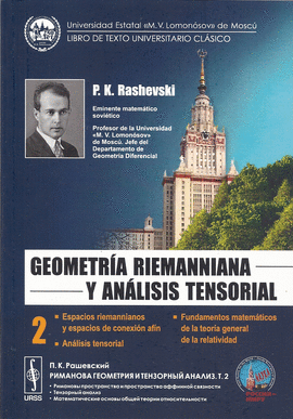 GEOMETRA RIEMANNIANA Y ANLISIS TENSORIAL. TOMO 2