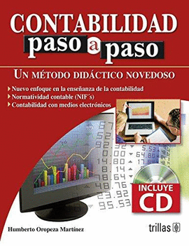 CONTABILIDAD PASO A PASO  + CD ROM UN METODO DIDACTICO NOVEDOSO