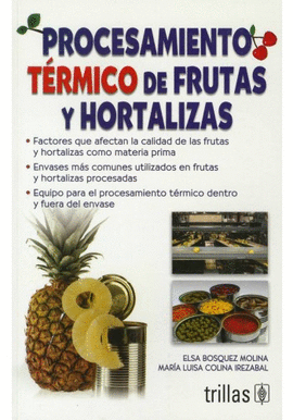 PROCESAMIENTO TERMICO DE FRUTAS Y HORTALIZAS