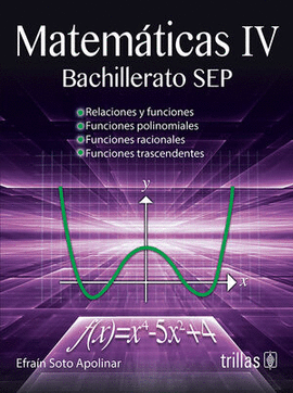 MATEMATICAS 4 BACHILLERATO SEP