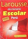 DICCIONARIO ESCOLAR PERU