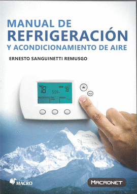 MANUAL DE REFRIGERACION Y ACONDICIONAMIENTO DE AIRE