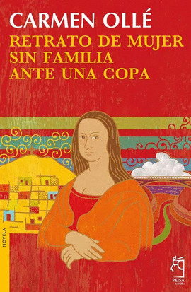 RETRATO DE MUJER SIN FAMILIA ANTE UNA COPA